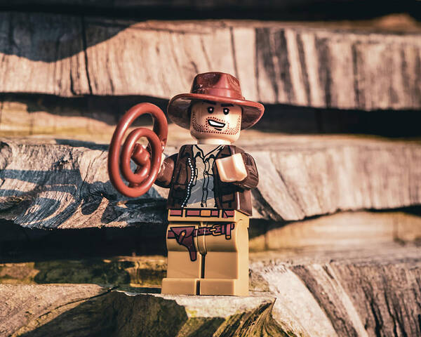 Lego Poster featuring the photograph Dr. Jones by Joseph Caban