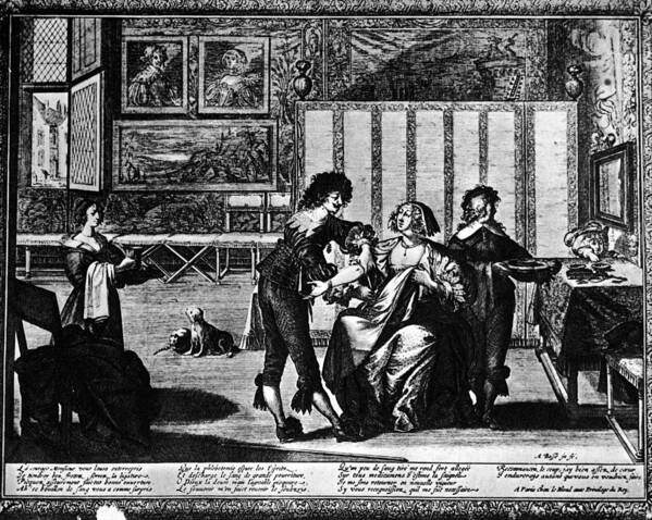 Engraving Poster featuring the photograph Drawing Bad Blood by Kean Collection