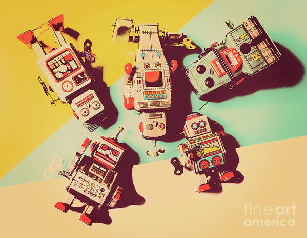 Robots Poster featuring the photograph E-magination by Jorgo Photography