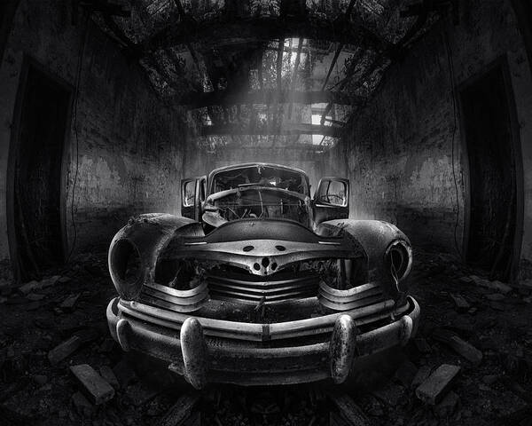 Surreal Poster featuring the photograph Fineart Car by Dani Otero Sobrino