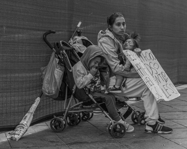 Mother Poster featuring the photograph Hopeless In America by Wendy Fischer Hartman