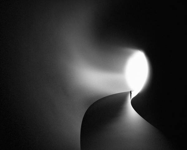 Creative Edit Poster featuring the photograph Light Of Tunnel by Antonyus Bunjamin (abe)