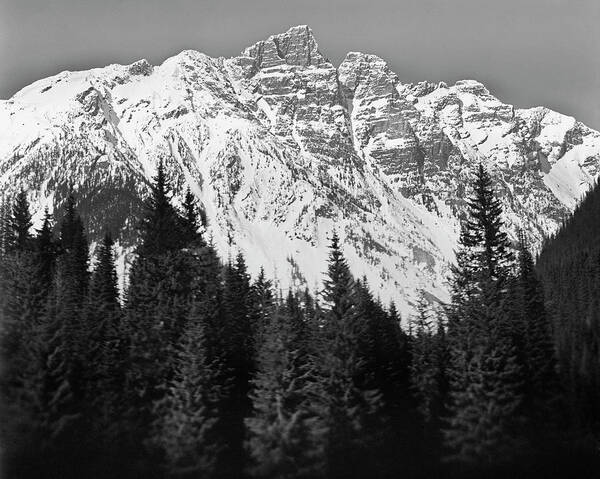 Scenics Poster featuring the photograph Majestic Mountains, British Columbia by Brian Caissie
