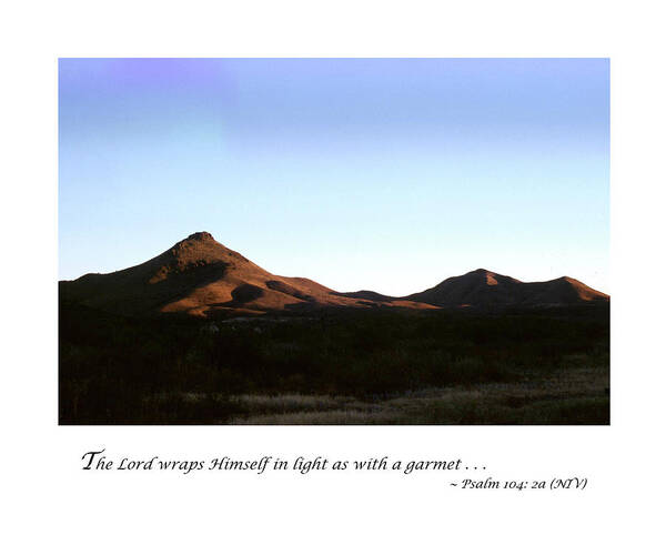 Richard E. Porter Poster featuring the photograph Marathon Shadows-104th Psalm by Richard Porter