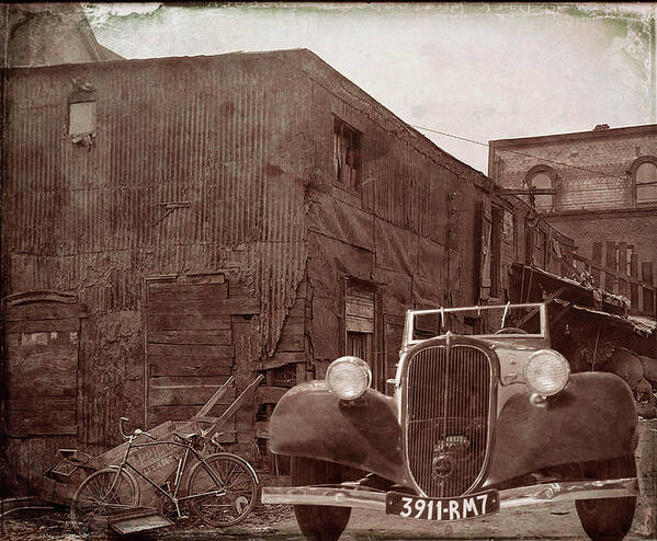 Ghetto Poster featuring the photograph New 1936 Citroen Old Neighborhood by Pheasant Run Gallery