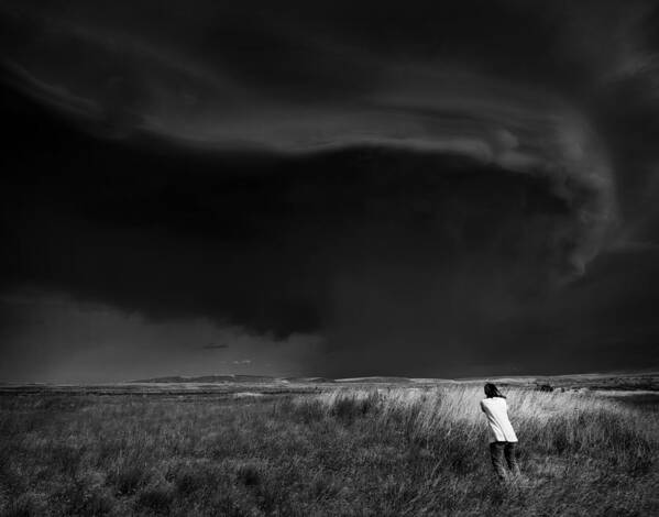 Sky Poster featuring the photograph Palouse Storm Arrives by Paul Kammer