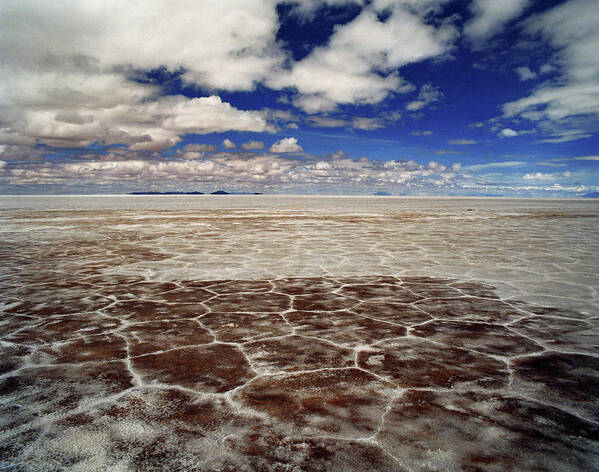 Tranquility Poster featuring the photograph The Desert Salt Flats Of The Salar De by Linka A Odom