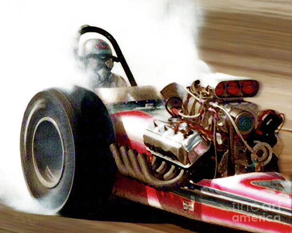 Top Fuel Poster featuring the photograph Top Fuel Nostalgia by Billy Knight