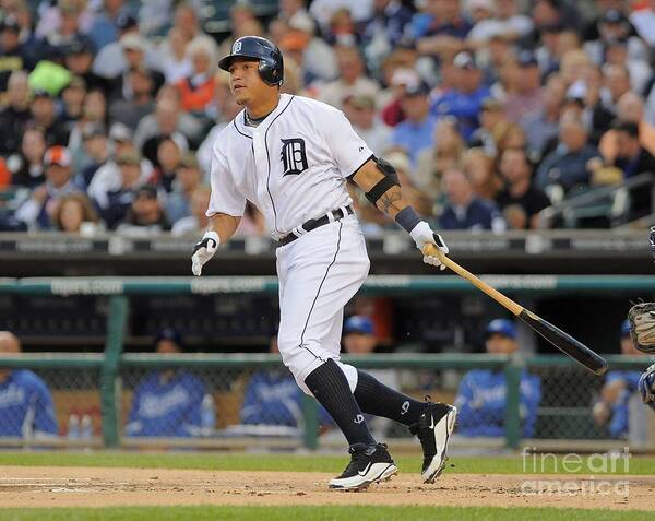 American League Baseball Poster featuring the photograph Miguel Cabrera #2 by Mark Cunningham
