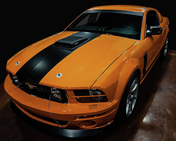 2007 Ford Saleen Parnelli Jones Limited Edition Mustang Poster featuring the photograph 2007 Ford Saleen Parnelli Jones Limited Edition Mustang by Flees Photos