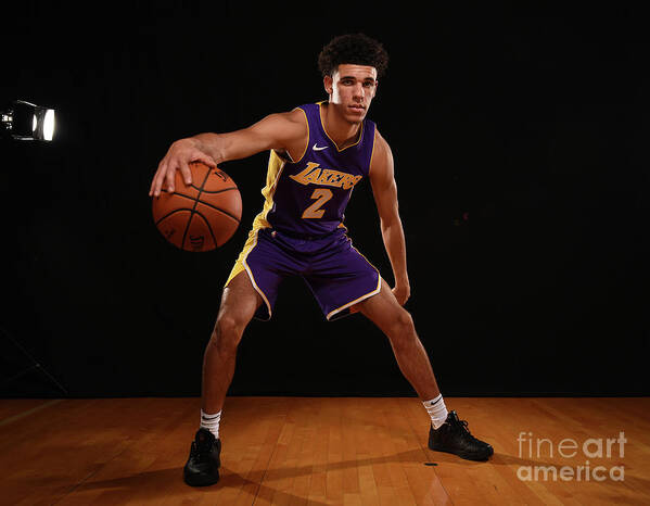Lonzo Ball Poster featuring the photograph Lonzo Ball #5 by Brian Babineau