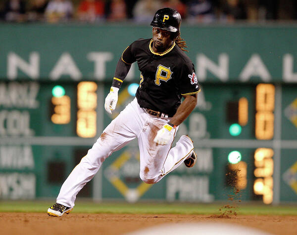 Pnc Park Poster featuring the photograph Andrew Mccutchen by David Maxwell