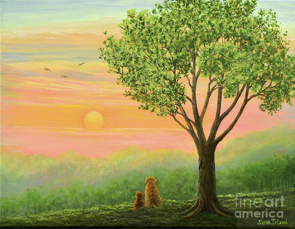 Another Poster featuring the painting Another Fine Day by Sarah Irland