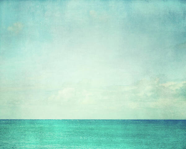 Ocean Poster featuring the photograph Aqua Dream by Lupen Grainne