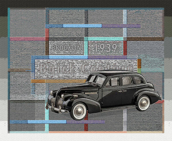 Brooklin Models Poster featuring the digital art Brooklin Models / Buick Century by David Squibb