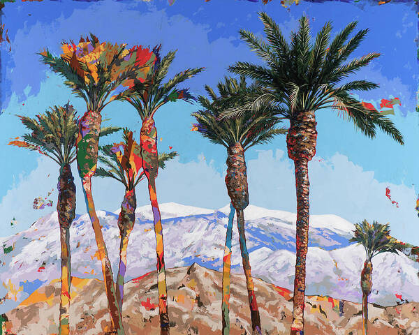 California Poster featuring the painting California Winter #2 by David Palmer