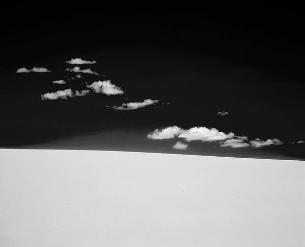 Coral Pink Sand Dunes State Park Poster featuring the photograph Coral Pink Sands State Park Abstract BW X104 by Rich Franco