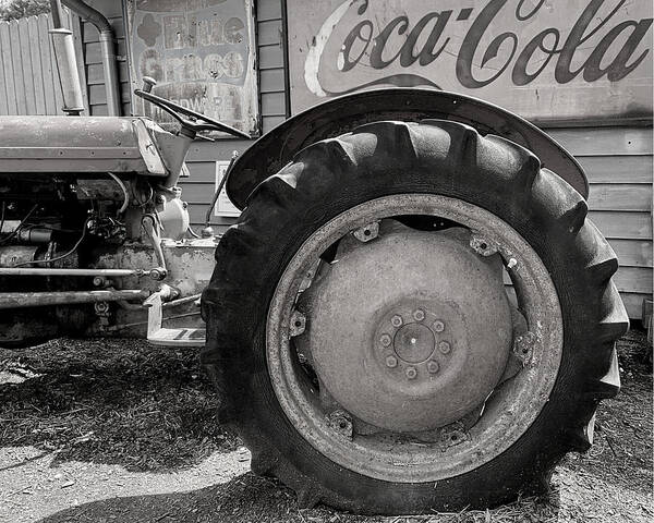 Nc Poster featuring the photograph Countryside Refreshment BW by Lee Darnell