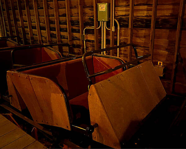 Roller Coaster Poster featuring the photograph Deadwood Coaster by Lee Darnell