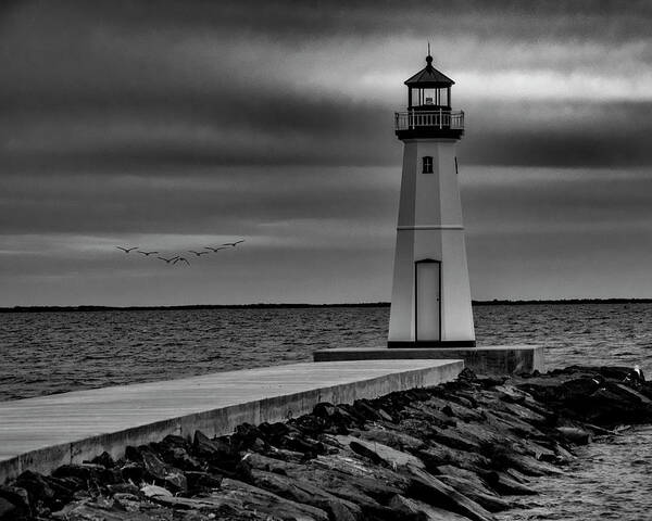 Lighthouse Poster featuring the photograph Lighthouse by Cathy Kovarik