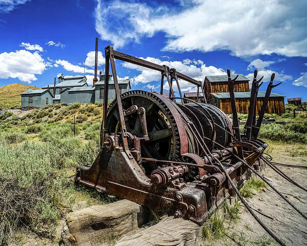 Mining Equipment Poster featuring the photograph Mining Equipment by Brett Harvey