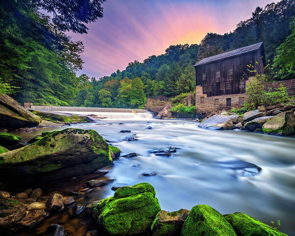 Beautiful Poster featuring the photograph Morning at McConnell's Mill by Andy Crawford