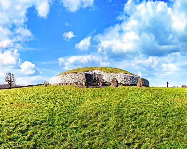 Newgrange Poster featuring the photograph Newgrange - Mystery of the Irish Boyne Valley by Mark E Tisdale