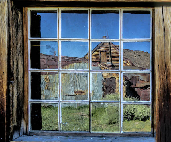 Bodie Poster featuring the photograph Reflections in Bodie by Cheryl Strahl