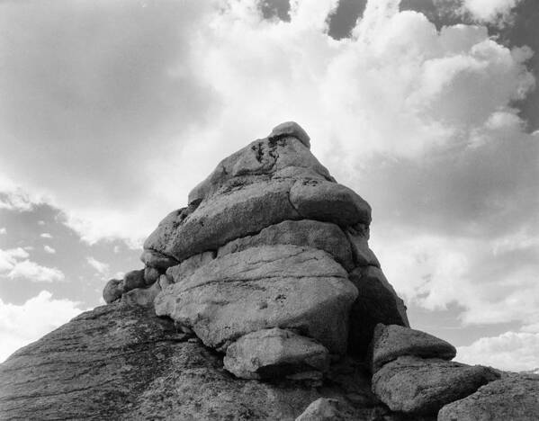 Ansel Adams Poster featuring the photograph Rock and Cloud, Kings River Canyon, proposed as a national park, California, 1936 by Ansel Adams