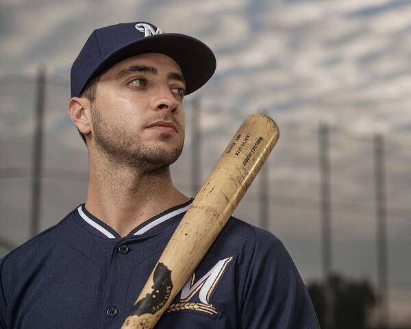 Media Day Poster featuring the photograph Ryan Braun by Rob Tringali