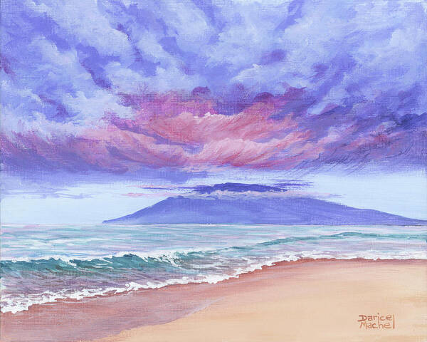Seascape Poster featuring the painting Serenity by Darice Machel McGuire