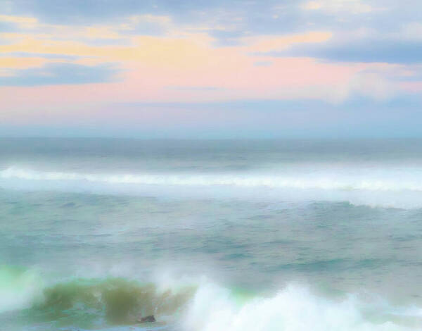 Silky Poster featuring the photograph Silky Effect Over Atlantic Ocean by Lorraine Palumbo