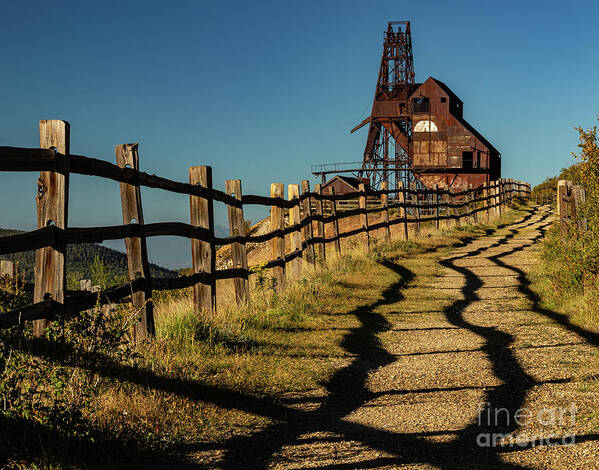 Landscape Poster featuring the photograph Trail to the Mine by Seth Betterly