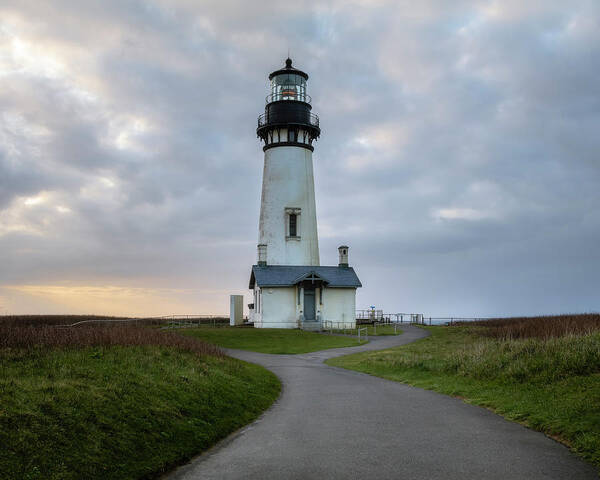 Yaquina Head Lighthouse Poster featuring the photograph Yaquina Head Lighthouse by Catherine Avilez