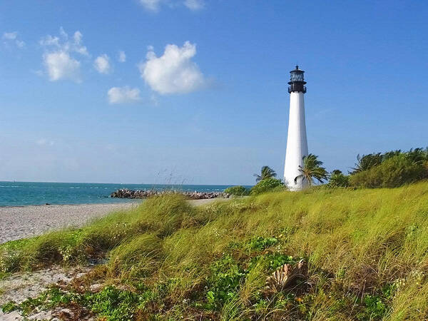 Cape Florida Lighthouse Poster featuring the photograph Cape Florida Lighthouse by Ellen Henneke
