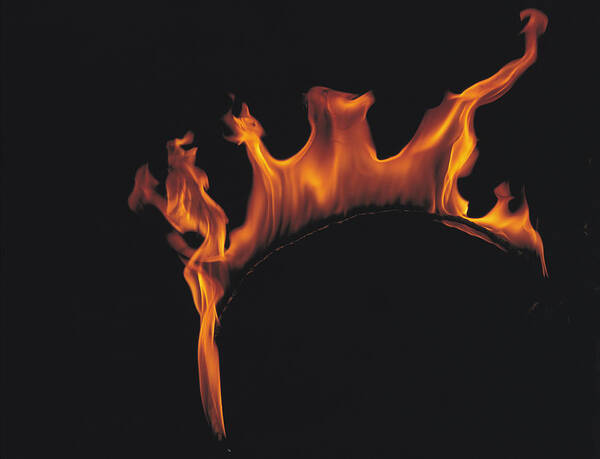 Photography Poster featuring the photograph Flames #1 by Panoramic Images