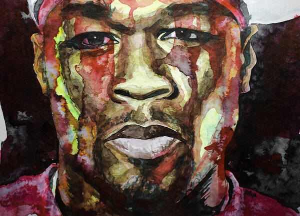 Rap Poster featuring the painting Get Rich or Die Tryin' #2 by Laur Iduc