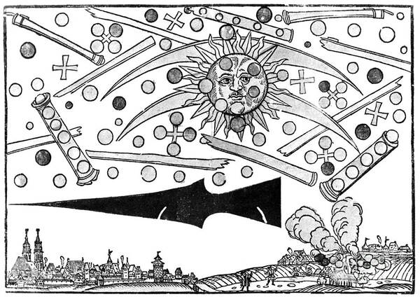 Science Poster featuring the photograph Nuremberg Ufo, 1561 #1 by Science Source