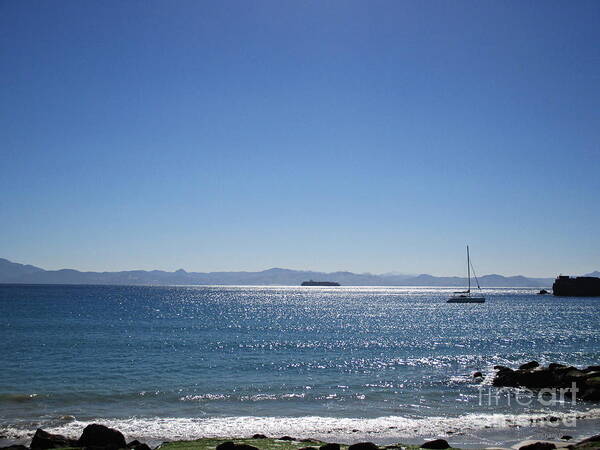 Tarifa Poster featuring the photograph Sea in Tarifa #1 by Chani Demuijlder