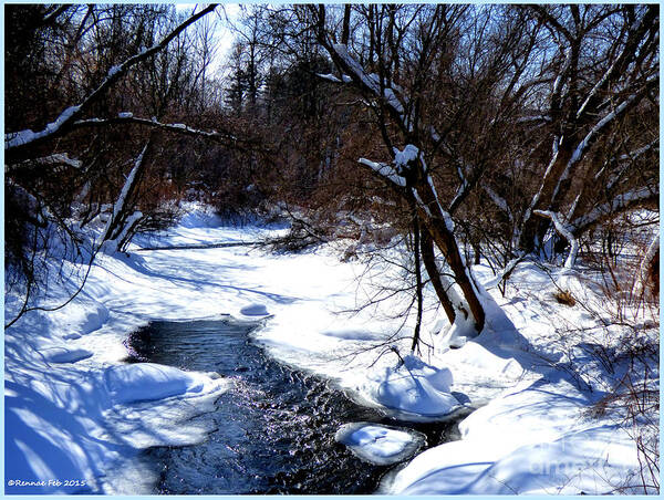 Landscape Poster featuring the photograph The Creek #1 by Rennae Christman