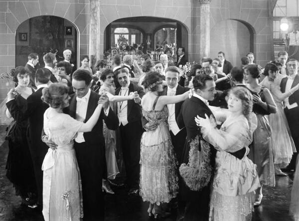 Actor Poster featuring the photograph Silent Film Still: Dancing #17 by Granger