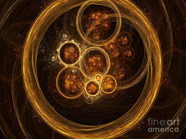 Science Poster featuring the photograph Fractal Flames #3 by Scott Camazine