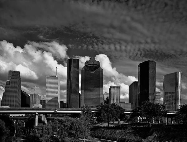 City Poster featuring the photograph Houston Skyline #2 by Mountain Dreams
