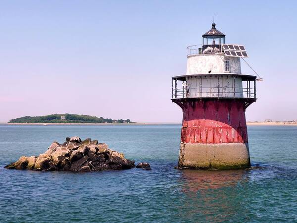 Lighthouses Poster featuring the photograph Bug Light by Janice Drew