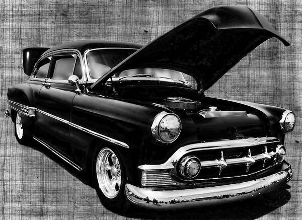1953 Poster featuring the photograph '53 Chevy #53 by Vic Montgomery