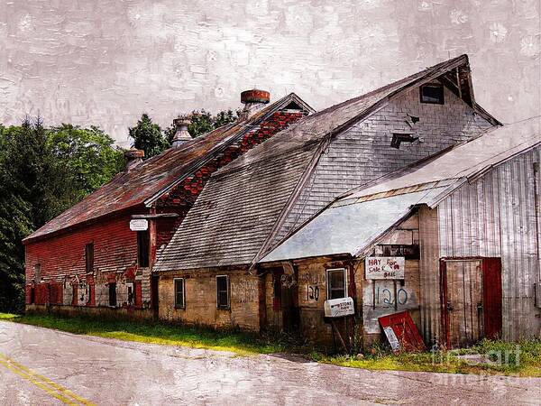 Architecture Poster featuring the photograph A Barn With Many Purposes by Marcia Lee Jones