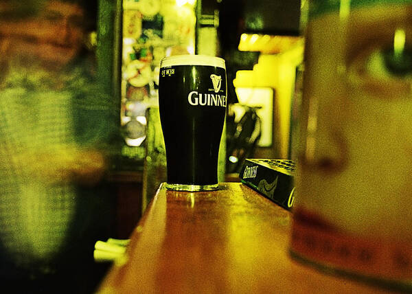 Guinness Poster featuring the photograph A Pint by Tony Reddington
