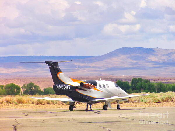 Sky Poster featuring the photograph A Rural Landing by Marilyn Diaz