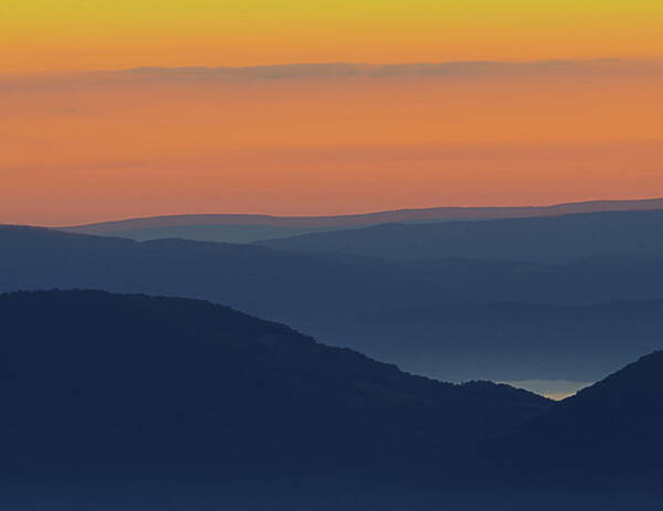 Allegheny Mountain Poster featuring the photograph Allegheny Mountain Morning by Michael Donahue