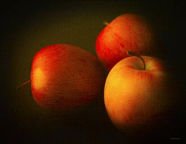 Kitchen Poster featuring the photograph Ambrosia Apples by Theresa Tahara